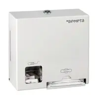 Zásobník na tampóny a vložky Bemeta biela nerez 101403278