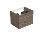 Kúpeľňová skrinka bez umývadla Naturel Cube 60x53x40 cm dub wellington mat CUBE260ZDWBU