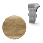 Vnitřní roh k soklu Naturel dub Bourbon prírodný , PVC dĺžka 0,5 cm, výška hrany 56 mm, NATNGTW69