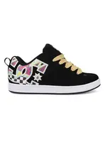 Dc shoes dámské boty Court Graffik Black / Multi / White | Černá | Velikost 8,5 US