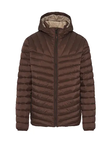 Funky Buddha Zimná bunda  tmavohnedá