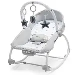 BABY MIX HVĚZDIČKY Multifunkční houpací lehátko, šedá, velikost