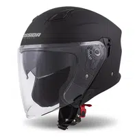 Moto přilba Cassida Jet Tech černá matná/šedá loga černá matná/šedá XS (53-54)
