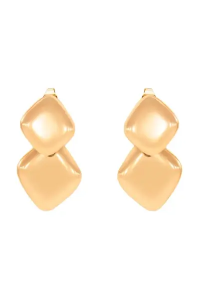 Pozlacené náušnice Lilou Snake