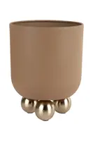 Květináč Present Time Estilo S/18,5 x 23 cm hnědá barva