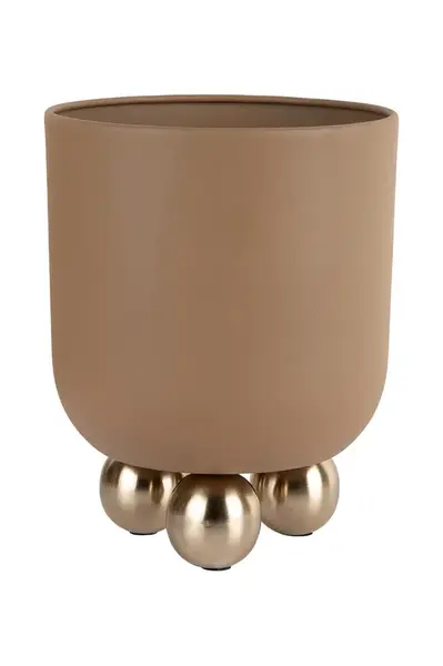 Květináč Present Time Estilo S/18,5 x 23 cm hnědá barva