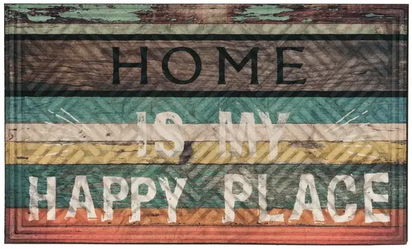 Multy home Rohožka LIMA Happy Place 45 x 75 cm, s potiskem MHEU5000052, 1 ks 5705.00.30