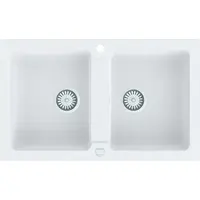 Dřez Granitový 2k 780x475 Bílá