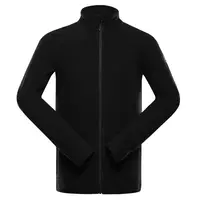 Pánská fleecová mikina alpine pro sius 3 černá 5xl