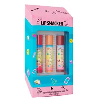 Lip Smacker Eraser Box Trio Lip Balm​ dárkové balení amerických balzámů na rty