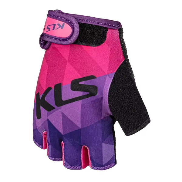 Dětské cyklo rukavice Kellys Yogi Short fialová S