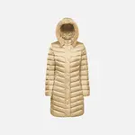 Beige women's down jacket Geox Bettanie - Women's