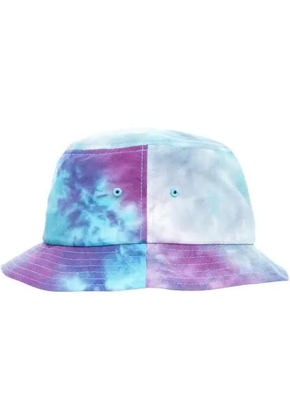 Festival Print Bucket Hat Purple Turquoise
