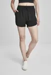 Black Women's Viscose Resort Shorts