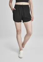 Black Women's Viscose Resort Shorts