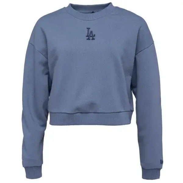 New Era LA DODGERS MLB MIDI LEAGUE ESSENTIAL CROPPED SWEATER Dámská mikina, modrá, velikost