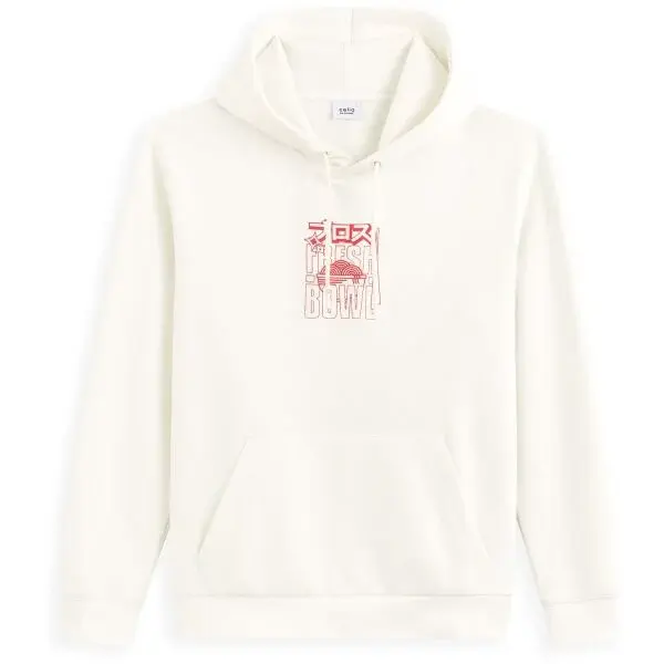 CELIO FEJABOWL Pánska mikina, biela, veľkosť