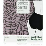 Australian Bodycare Period Pants menštruačné nohavičky pre slabú menštruáciu veľkosť L 1 ks
