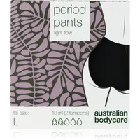 Australian Bodycare Period Pants menštruačné nohavičky pre slabú menštruáciu veľkosť L 1 ks