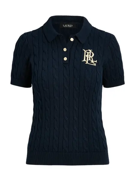 Lauren Ralph Lauren Sveter 'NATRISSA'  námornícka modrá / zlatá