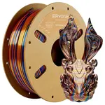 ERYONE Silk Twist Rainbow PLA Filament 1kg - Red&Gold&Blue