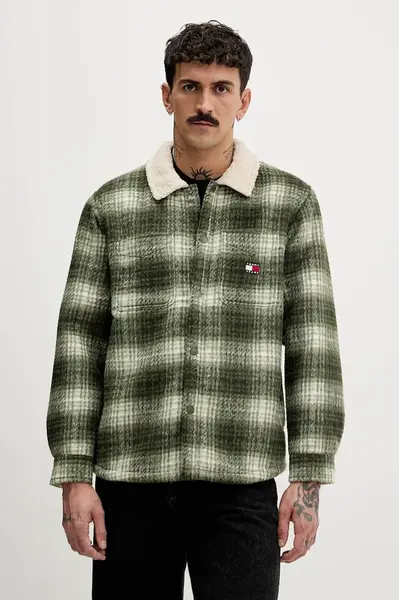 Košilová bunda Tommy Jeans