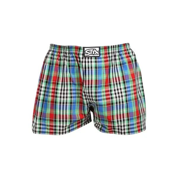 Styx Pánské trenky klasická guma vícebarevné (A1036) XL