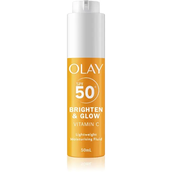 Olay Vitamin C Brighten & Glow hydratačný fluid s niacínamidom SPF 50+ 50 ml