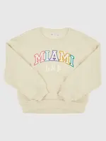 GAP Dívčí Dětská oversize mikina s logem 645497-04 Velikost: XXL