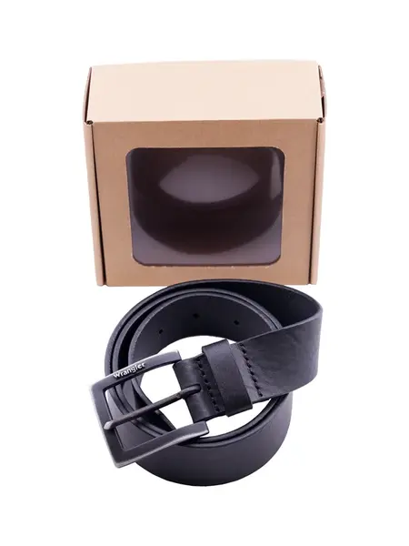 Opasek WRANGLER W00108100 BLACK WRANGLER KABELBUCKLE Délka: 90 cm