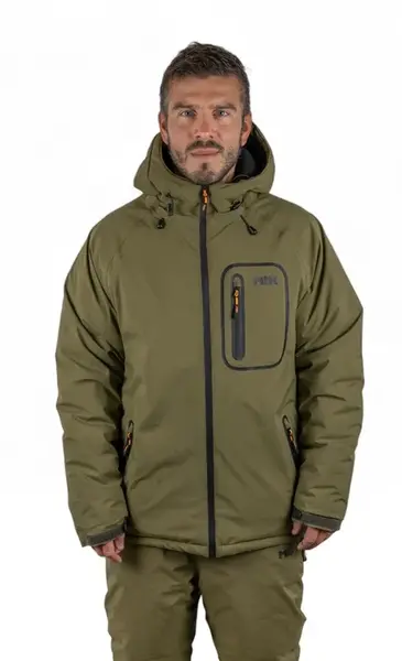 Mikbaits zateplená bunda thermo exclusive zelená - xl