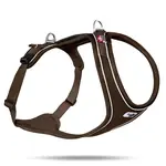 Curli Postroj pro psy Belka Comfort Brown XL, 30-45 kg