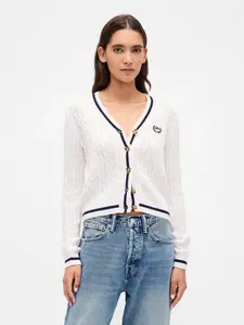 GAP Dámský Crop kardigan s logem 836177-00 Velikost: L