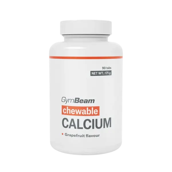 GYMBEAM Chewable, Vápník, tablety na cucání grep 90 tablet