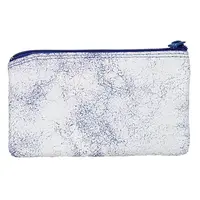 Dámska kožená kľúčenka DD Anekta Martina - modro-biela