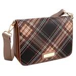 Dámska crossbody kabelka Doca 14179 - hnedá