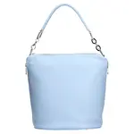 Dámska kožená kabelka Facebag Talma - modrá