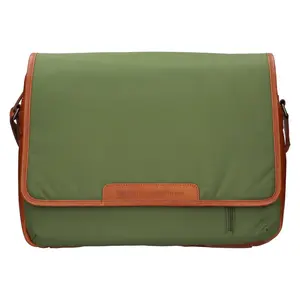 Pánska taška cez rameno The Chesterfield Brand Lemon - zeleno-hnedá