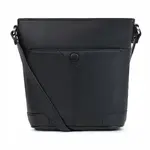 Kožená dámska crossbody kabelka Fagola Matilde - čierna