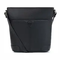 Kožená dámska crossbody kabelka Fagola Matilde - čierna