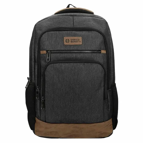 Moderní pánsky batoh Enrico Benetti Marcelo - čierno-šedá