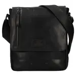 Pánská kožená taška přes rameno Mustang Atrhur - černá