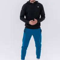 NEBBIA Pull-over Hoodie with a Pouch Pocket M
