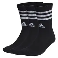 adidas 3-Stripes Cushioned Crew Socks 3 Pairs S