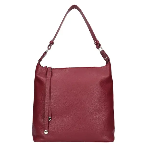 Dámská kožená kabelka Facebag Filonna - vínová