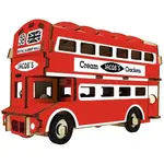 Woodcraft Dřevěné 3D puzzle Doubledecker