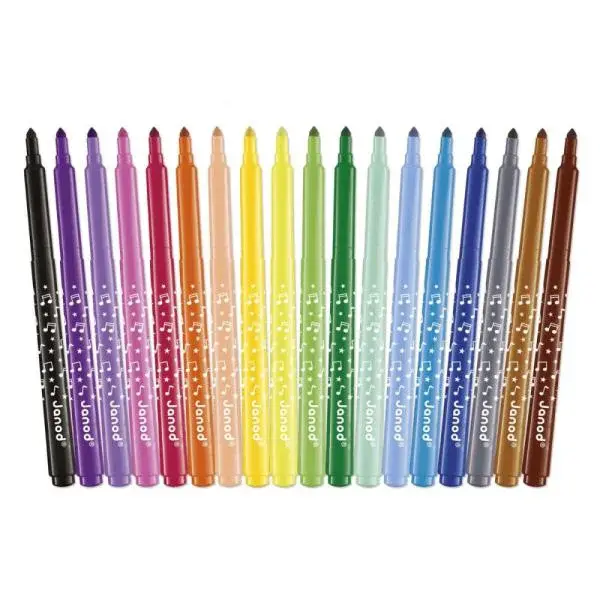 Janod Colorino Dětské fixy 18 barev