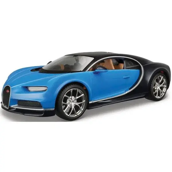 Maisto - Bugatti Chiron, modrá, assembly line, 1:24