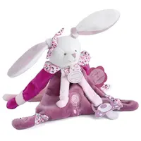 Doudou Hračka s úchytem na dudlík králíček 17 cm