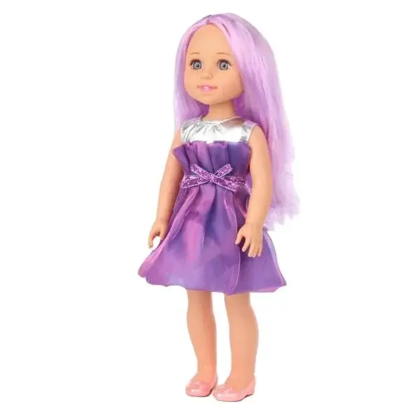 Panenka fialová 35cm